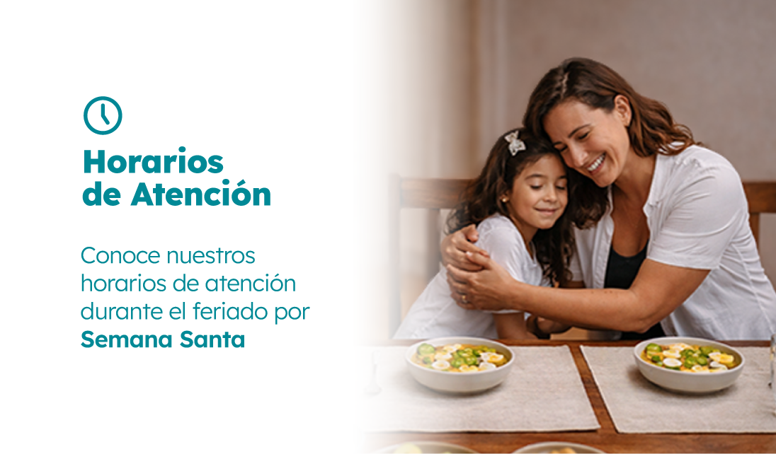 Horarios de atención durante el feriado por Semana Santa