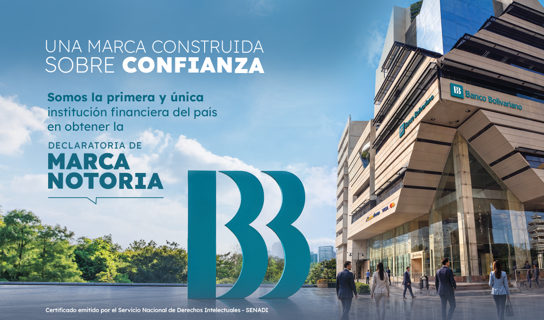 Banco Bolivariano obtiene la declaratoria de Marca Notoria