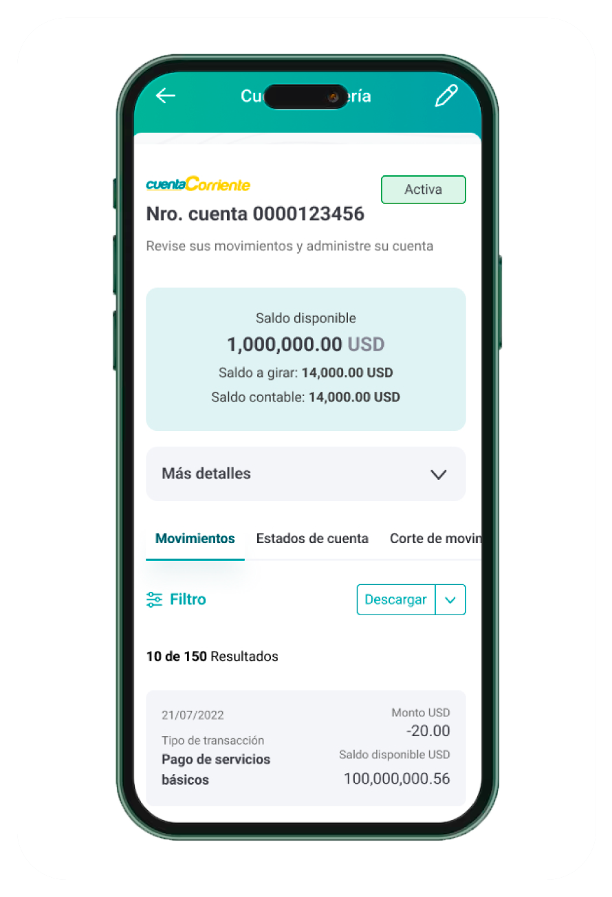 Consulta de cuentas