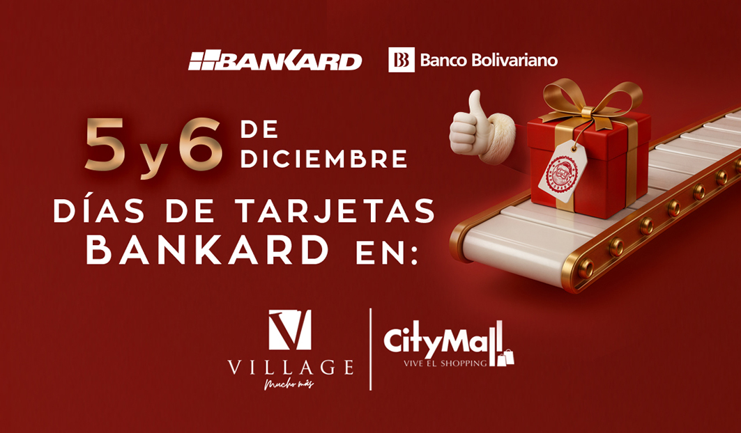 Día de tarjetas Bankard en Village y City Mall
