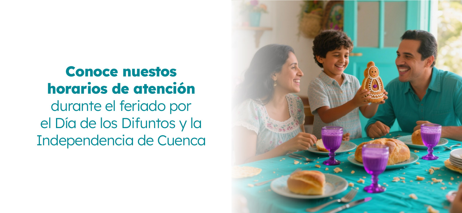 Feriado por Día de los Difuntos y la Independencia de Cuenca Feriado por Día de los Difuntos y la Independencia de Cuenca