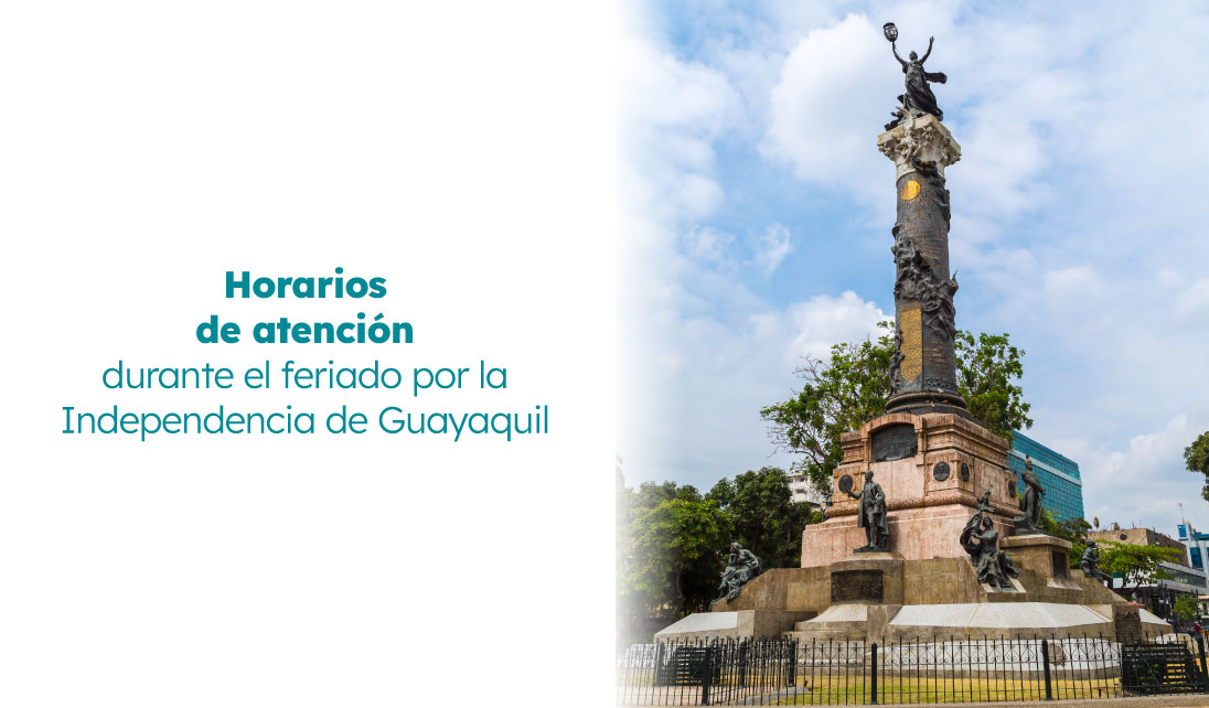 Feriado por la Independencia de Guayaquil